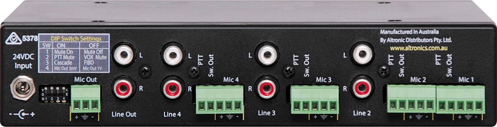 Redback 4 Input 3 Tier Priority Mixer