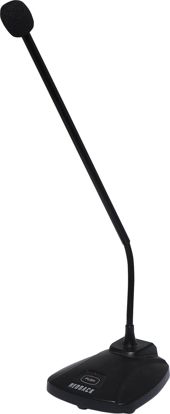 Redback Desk Paging Microphone PTT/PTL