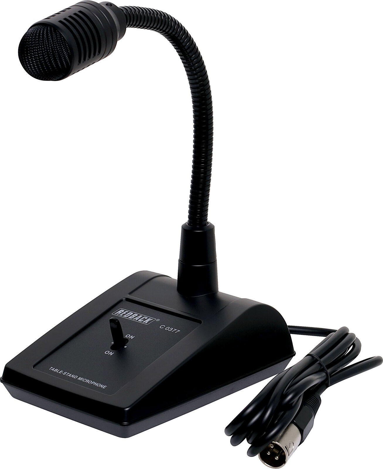 Redback 3 Pin XLR Desk Paging Microphone