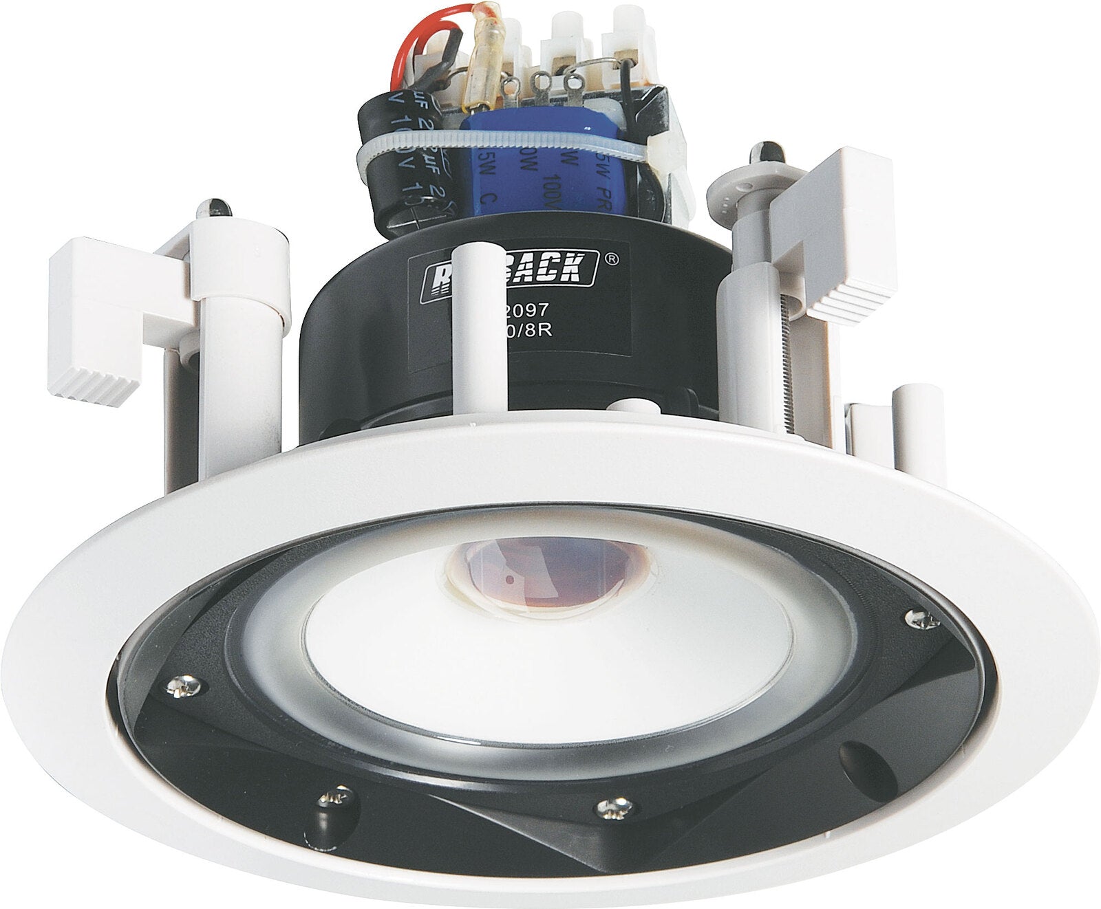 Redback 100mm (4") 15W 100V IP55 Fastfix Bathroom EWIS Ceiling Speaker