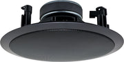 Redback 200mm (8") 15W 100V Coaxial 2 Way Black Fastfix Ceiling Speaker