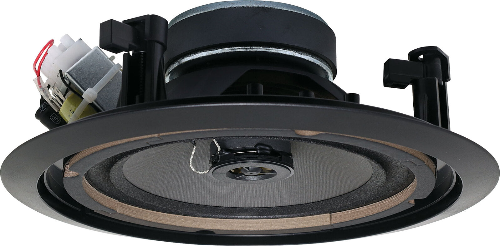 Redback 200mm (8") 15W 100V Coaxial 2 Way Black Fastfix Ceiling Speaker