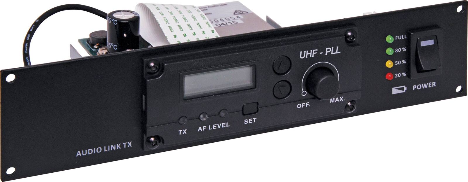 Okayo Wireless UHF 520-544MHz Link Transmitter for Compact 100W Portable PA Systems