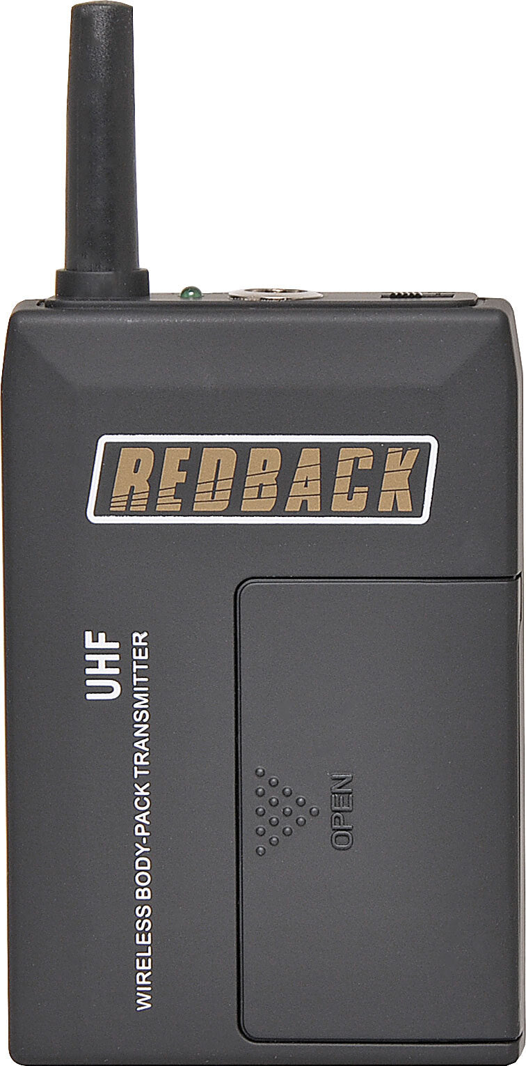Redback UHF Wireless Microphone System 2 Ch With Handheld & Beltpack