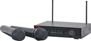 Redback UHF Wireless Microphone System 2 Ch With Two Handheld Mics