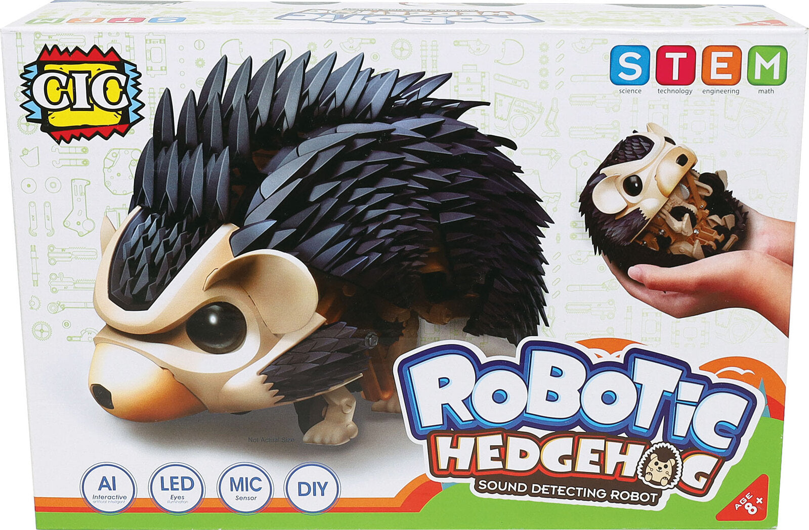 CIC Sound Detecting Tumbling Hedgehog Kit