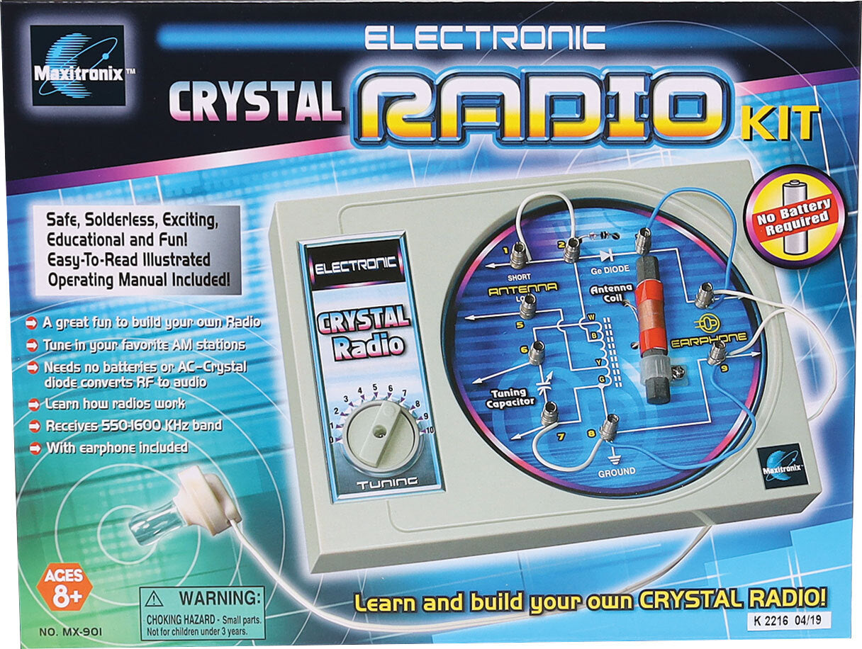 Maxitronix Crystal Radio Kit