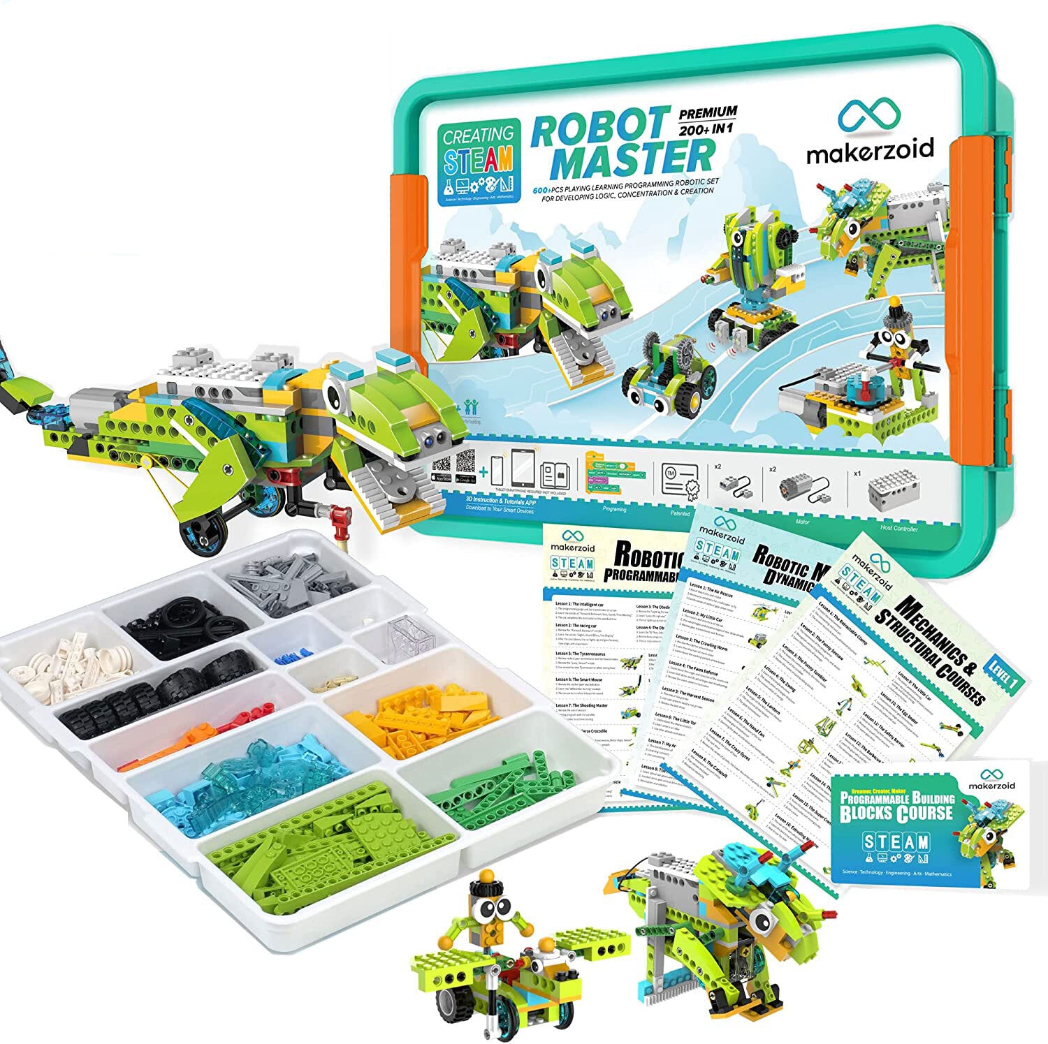 Makerzoid Robot Master Premium 200 in 1 Set