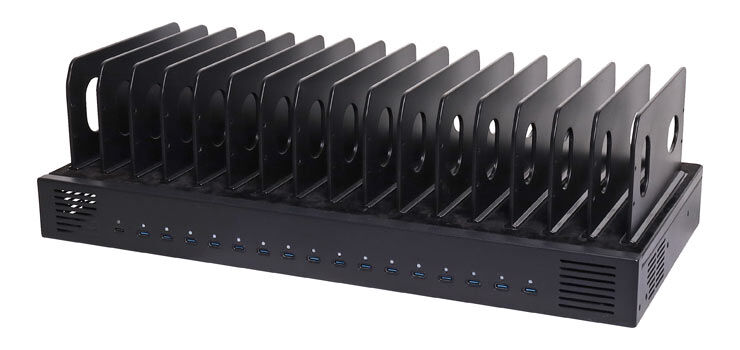 PowerTran - 16 Port 1000W USB Type-C PD Charging Station