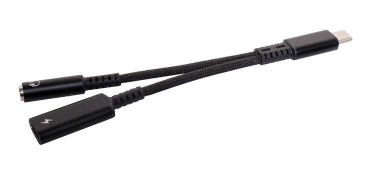 Dynalink USB Type C Headphone Audio Adaptor / Charging Cable