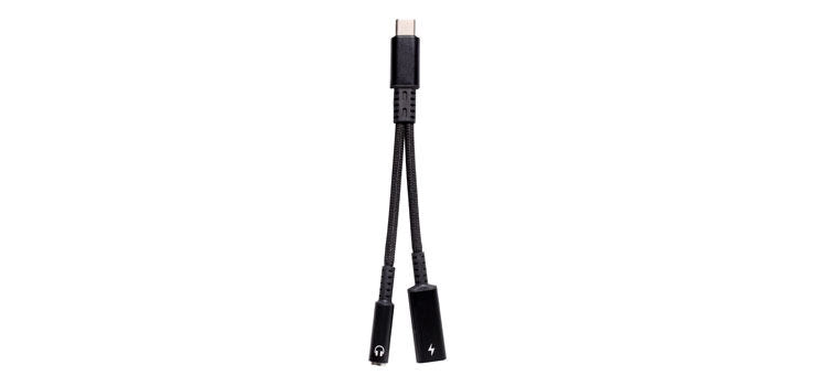 Dynalink USB Type C Headphone Audio Adaptor / Charging Cable