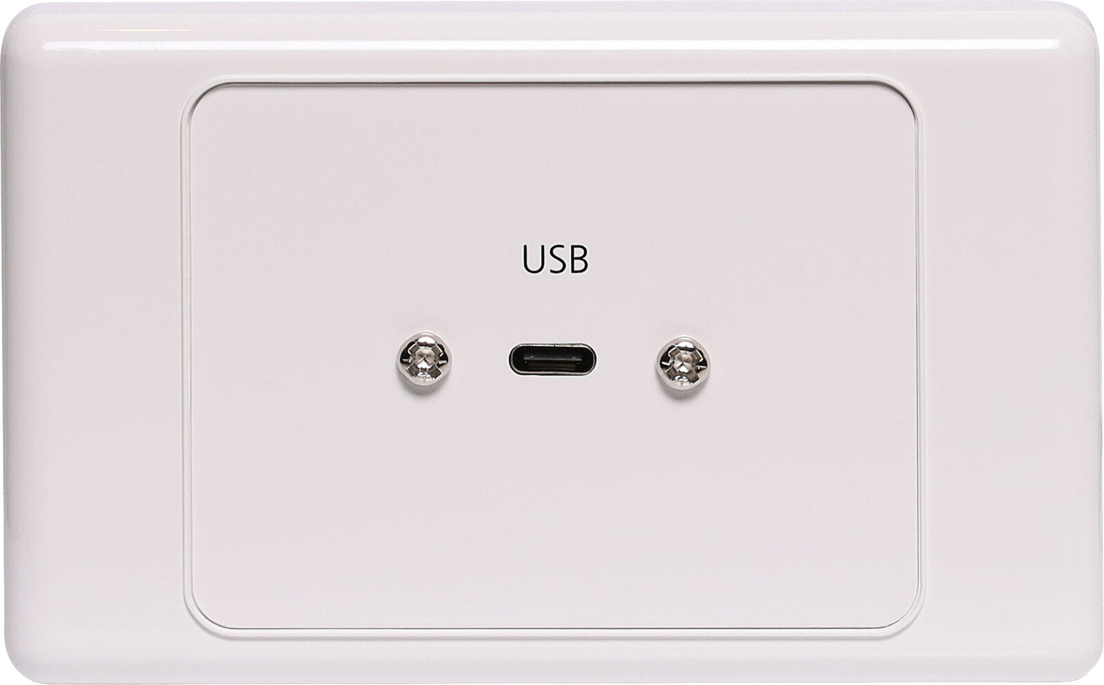 Dynalink USB C Wallplate With USB C Socket Flylead