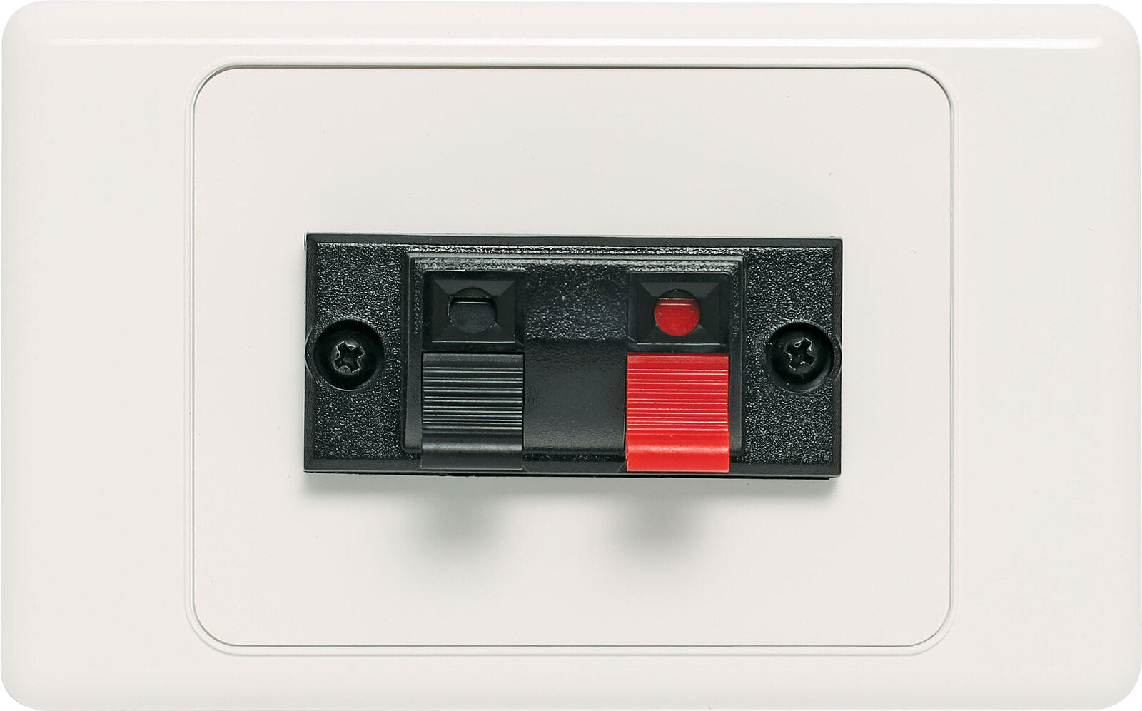 Dynalink Single Spring Terminal Speaker Wallplate