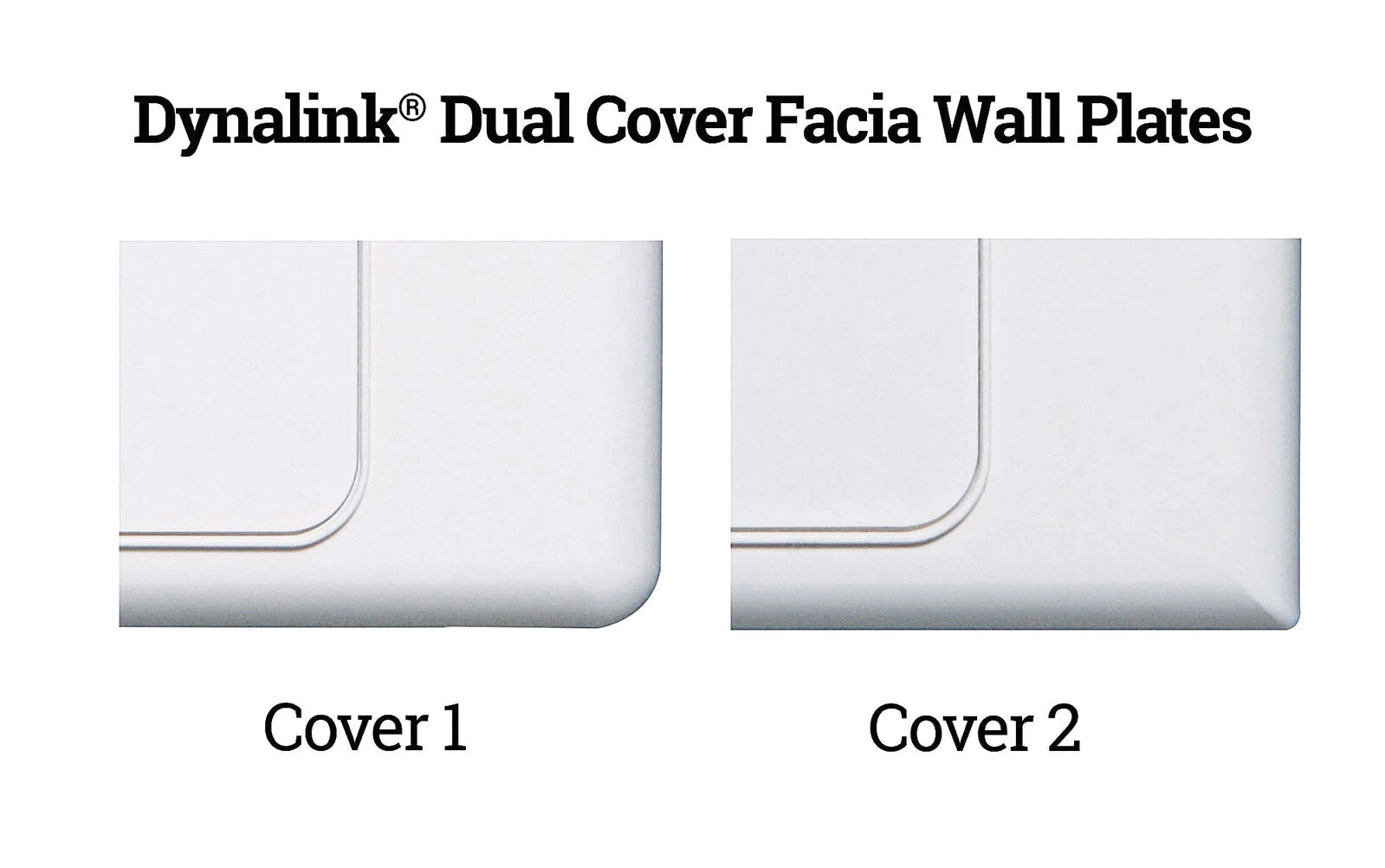 Dynalink Single Spring Terminal Speaker Wallplate