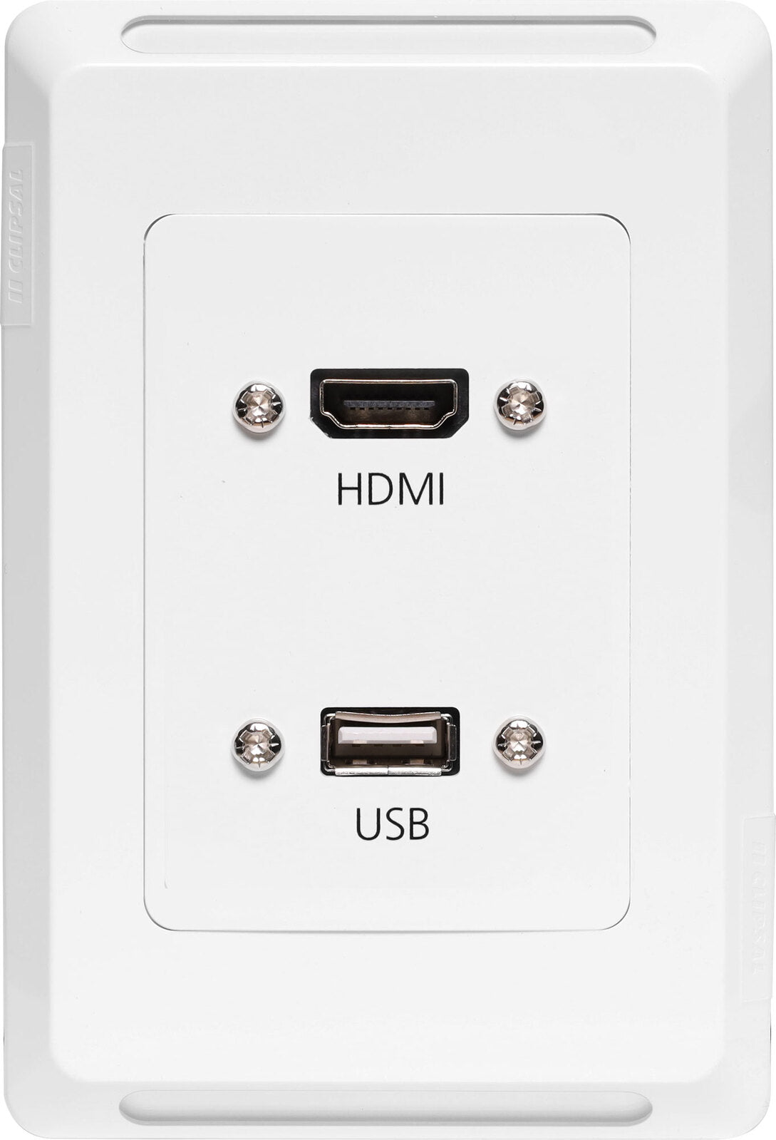 Altronics HDMI USB A Vertical Wallplate With Flyleads - Clipsal Pro