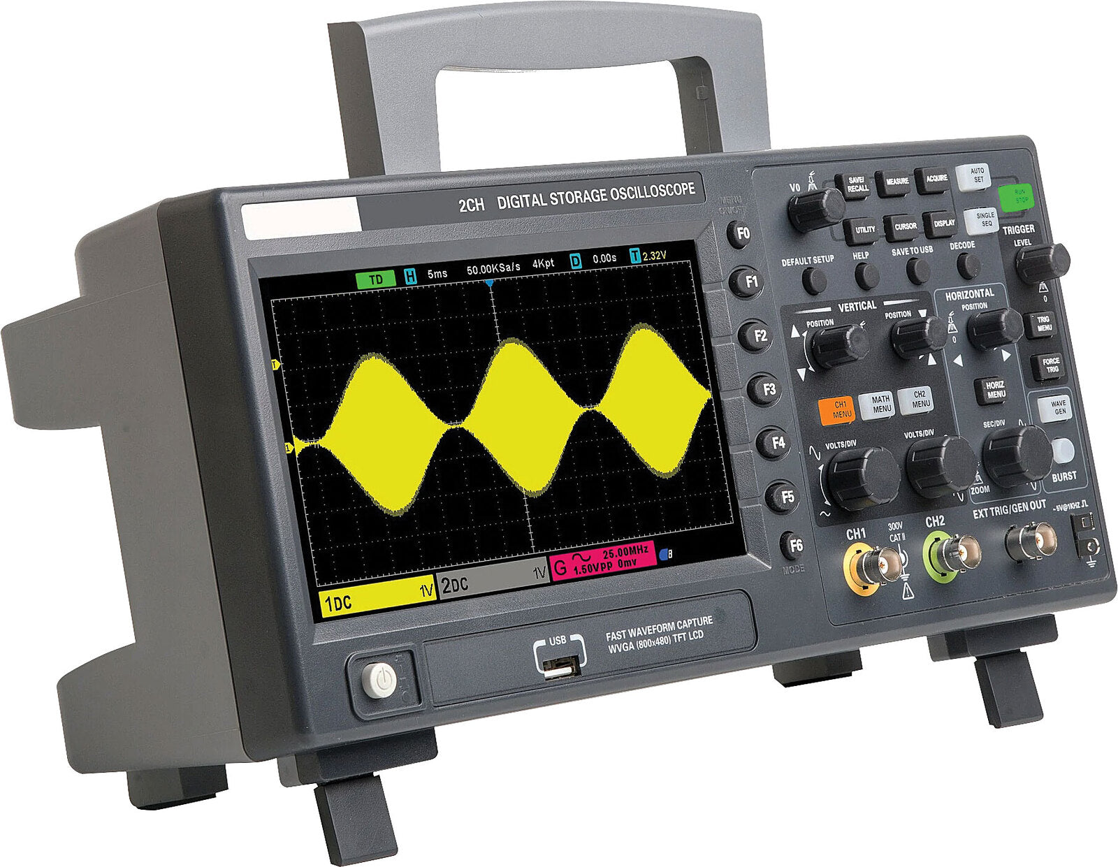 Altronics 100MHz LCD Digital Storage Oscilloscope & Waveform Generator