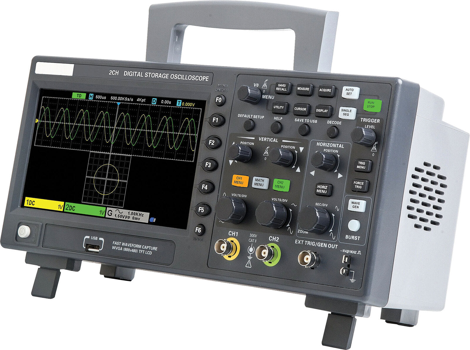 Altronics 100MHz LCD Digital Storage Oscilloscope & Waveform Generator