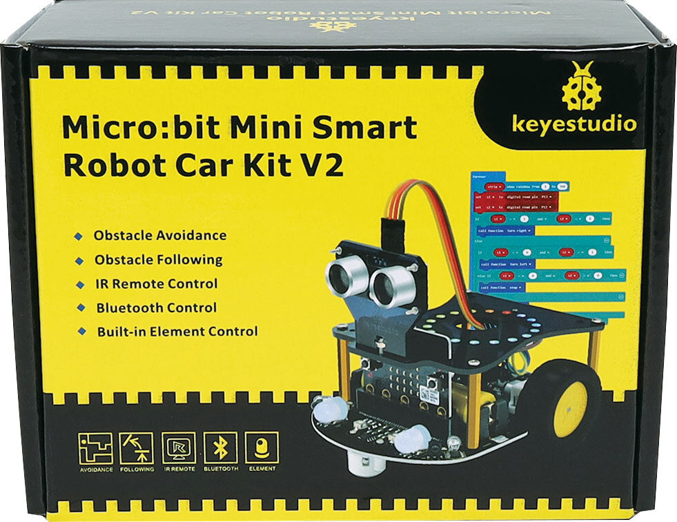 Micro:bit STEM Mini Smart Robot Car V2.0