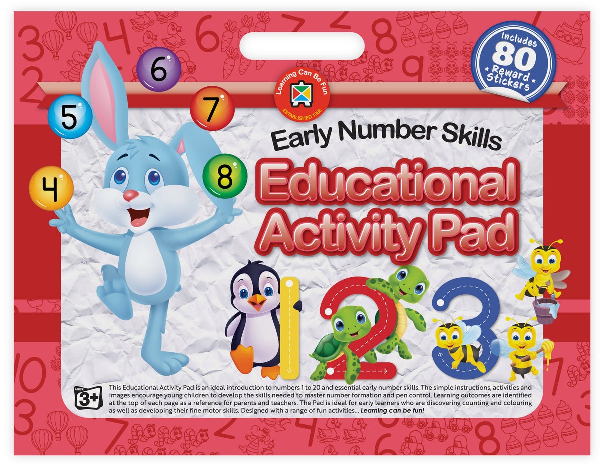 Educational Activity Pad Early Numbers
