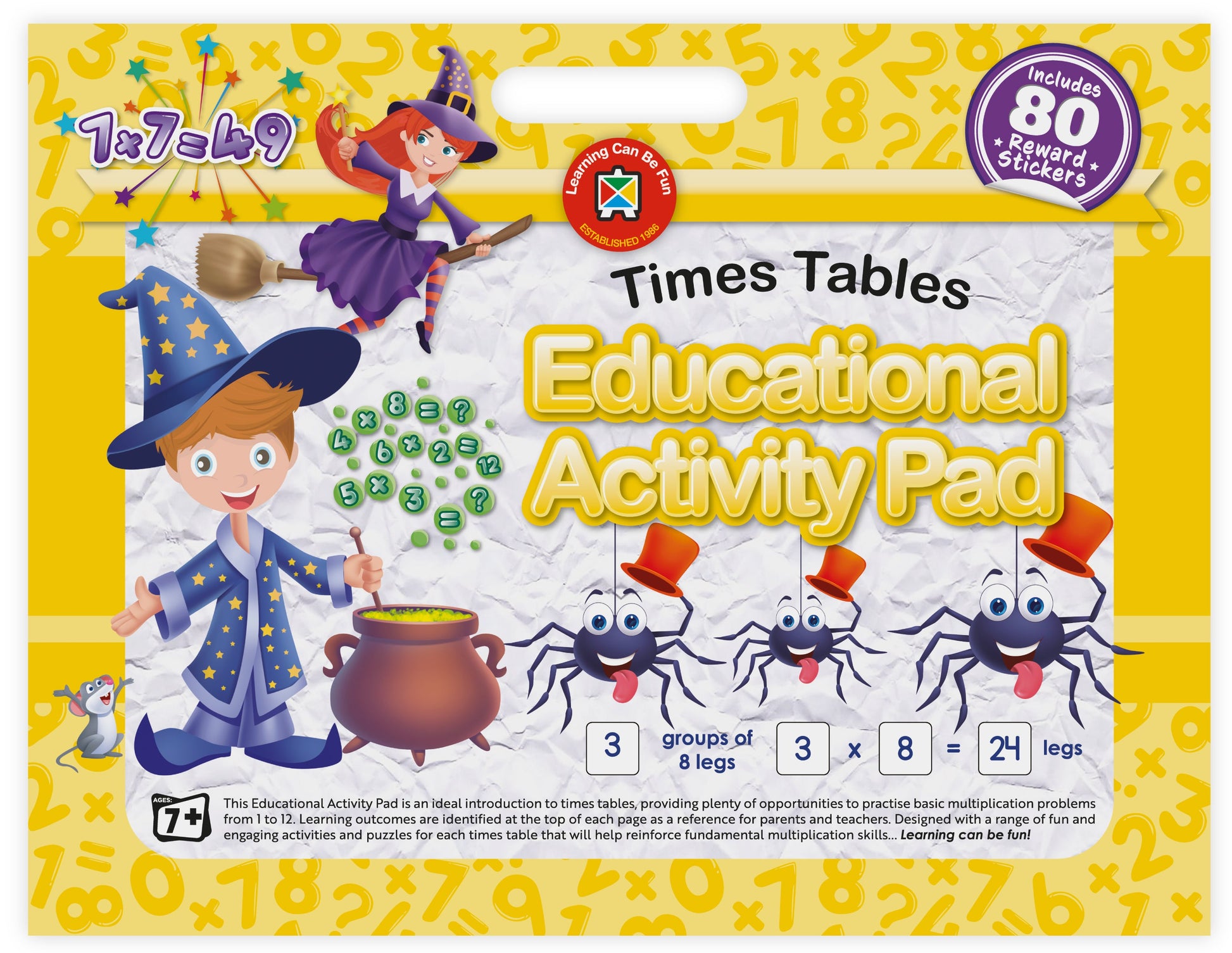 Educational Activity Pad - Times Tables