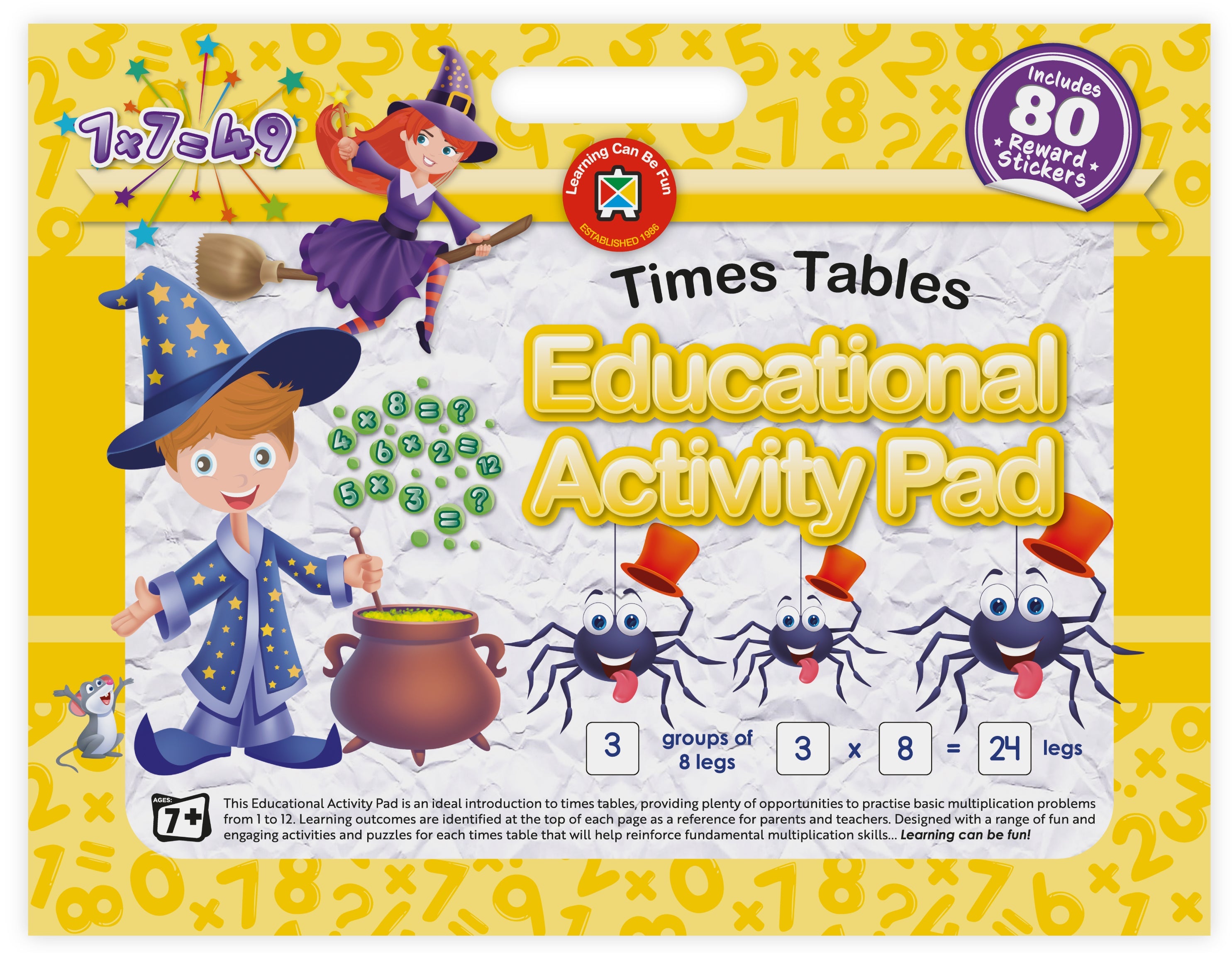 Educational Activity Pad - Times Tables