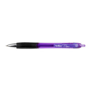 Artline Flow Retractable Pen Purple Box of 12