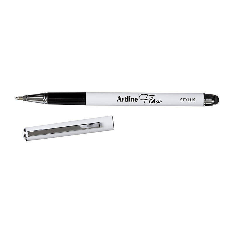 Artline Flow Metal Barrel Stylus Pen - Blue (Box of 12)