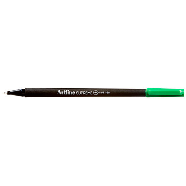 Artline Supreme Fineliner Pens (0.4mm) - Pack of 12: Green
