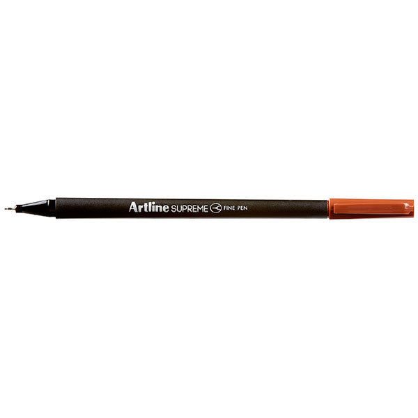 Artline Supreme Fineliner Pens (0.4mm) - Pack of 12: Brown