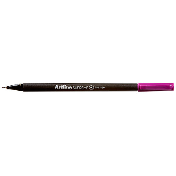 Artline Supreme Fineliner Pens (0.4mm) - Pack of 12: Magenta