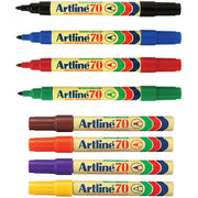 Artline Permanent Markers 70 1.5mm Bullet Nib (Pack of 12)