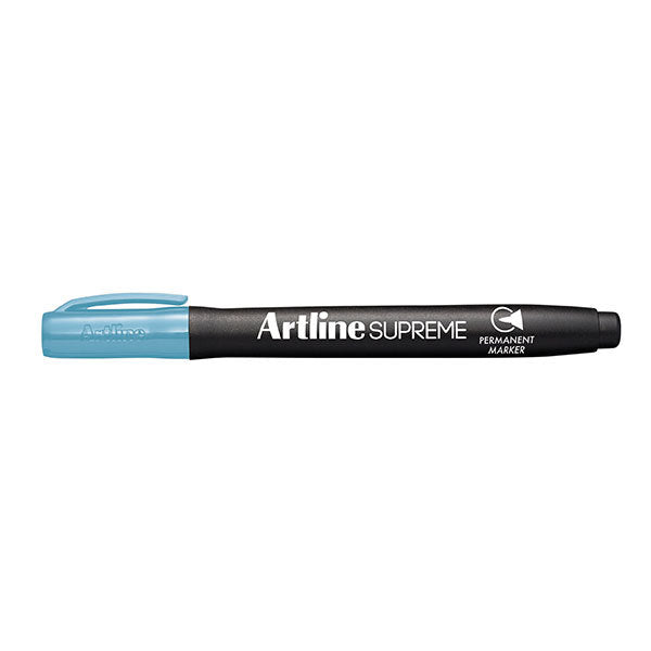 Artline Supreme - Permanent Markers (Pack of 12): Light Blue