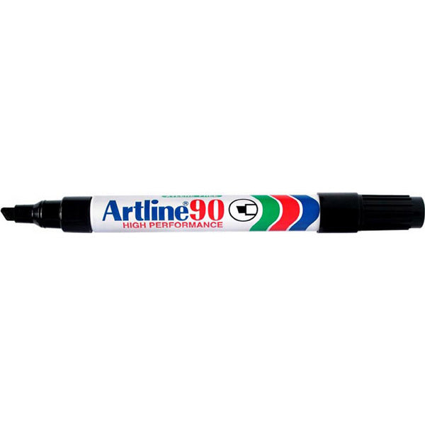 Artline Markers 90 Permanent 5mm Chisel Nib (Pack of 12)