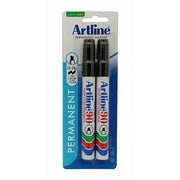 Artline Markers 90 - 5mm Permanent (Chisel Nib): Black (Pack of 2)
