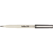 Artline Markers 210 (Medium) - Black 0.6mm (Box of 12)
