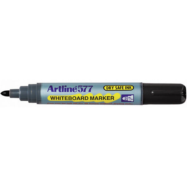 Artline Whiteboard Markers 577 2mm Bullet Nib (Pack of 12)