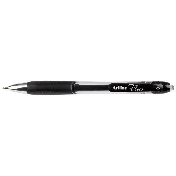Artline Ballpoint Pen - Flow 1.0mm Retractable: Black (Single)