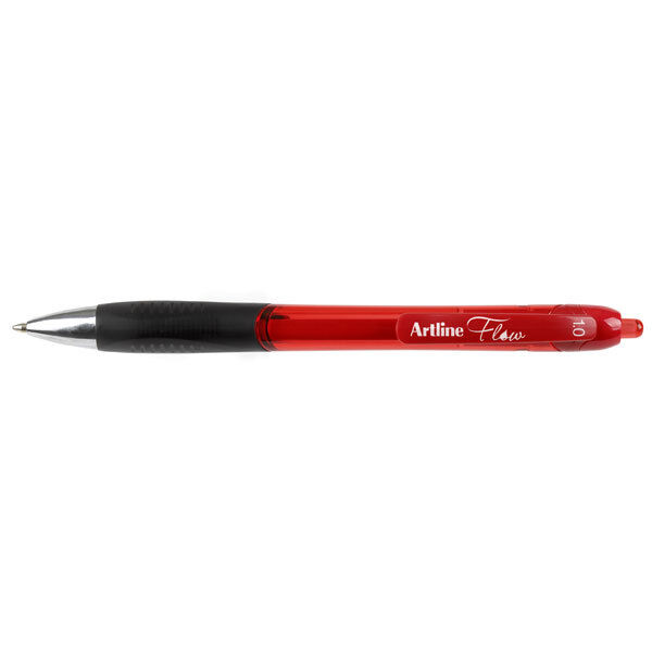 Artline Ballpoint Pen - Flow 1.0mm Retractable: Red (Single)