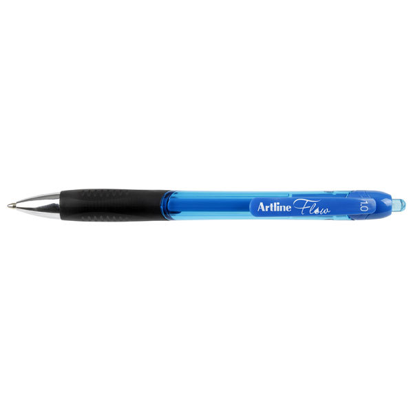 Artline Ballpoint Pen - Flow 1.0mm Retractable: Blue (Box of 12)