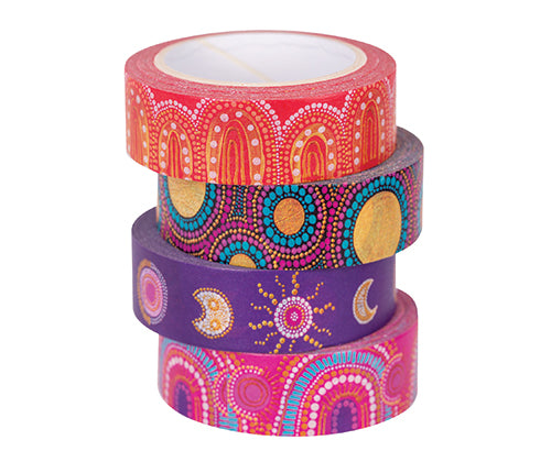 Washi Tape - Contemporary Australian Indigenous (Pack of 8)