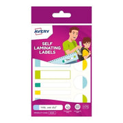 Self Laminating Labels - Boy Assorted Shapes (Pack of 24)