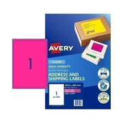 Avery ShipLabel L7167FP Pk 1-Up