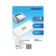 uni LIP Label 16UP - Pack of 100 (Box of 5)