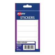 AV StickerRect 19X76 Pack of 30 Box of 10