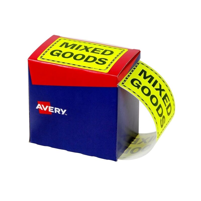 Avery Mixed Goods Labels Roll of 750