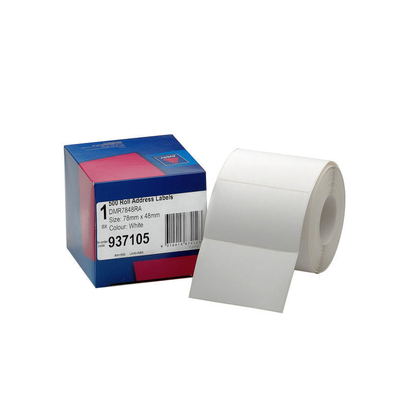 Avery Label Address 78x48mm Roll of 500