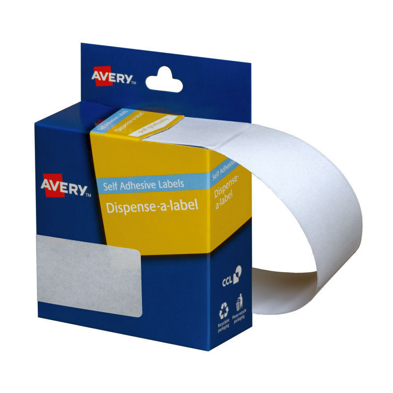AvV Dispenser Rect 76x27 Wht Rl180