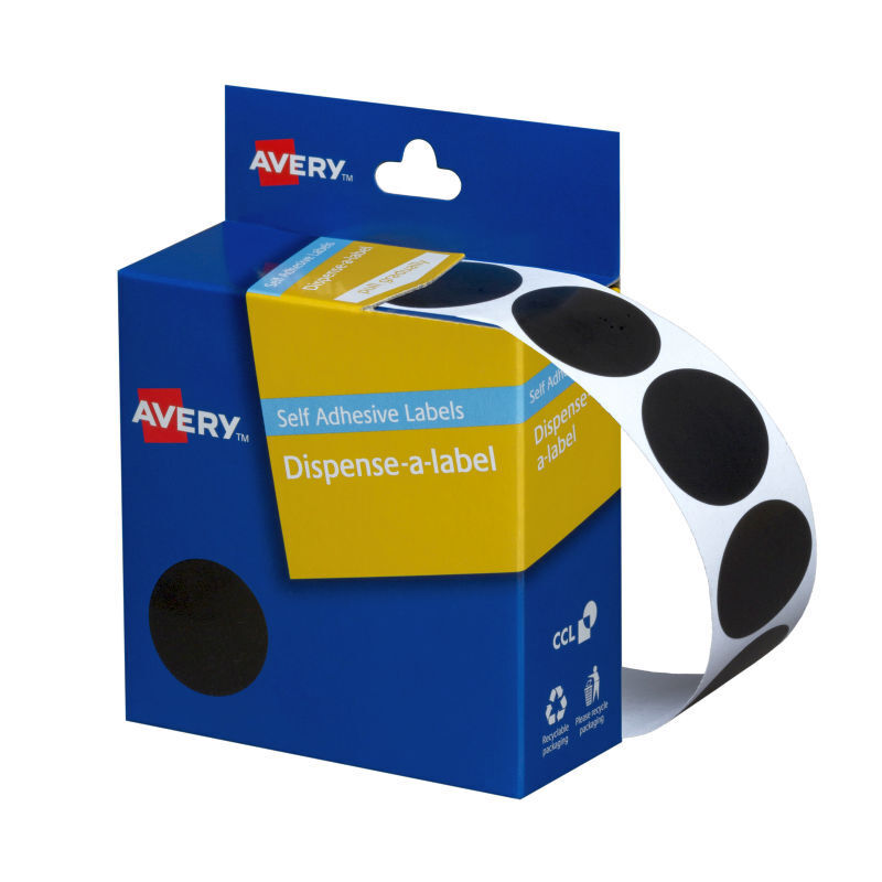 Avery Dispenser Black 24mm Roll500