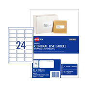 Avery L7159GU General Use Labels 64 x 33.8mm - 100 Sheets