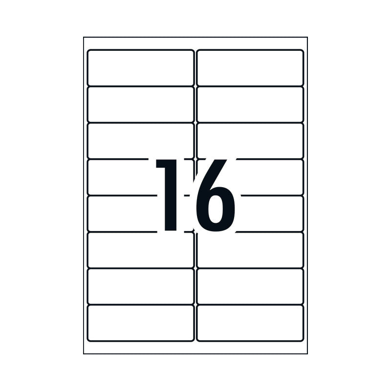 Avery Lsr Label QP L7162 16Up (Pack of 100)